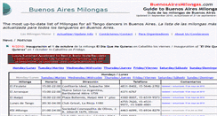 Desktop Screenshot of buenosairesmilongas.com